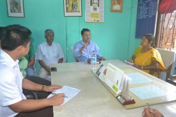 DM Dhalai visits Kamalpur sub-division